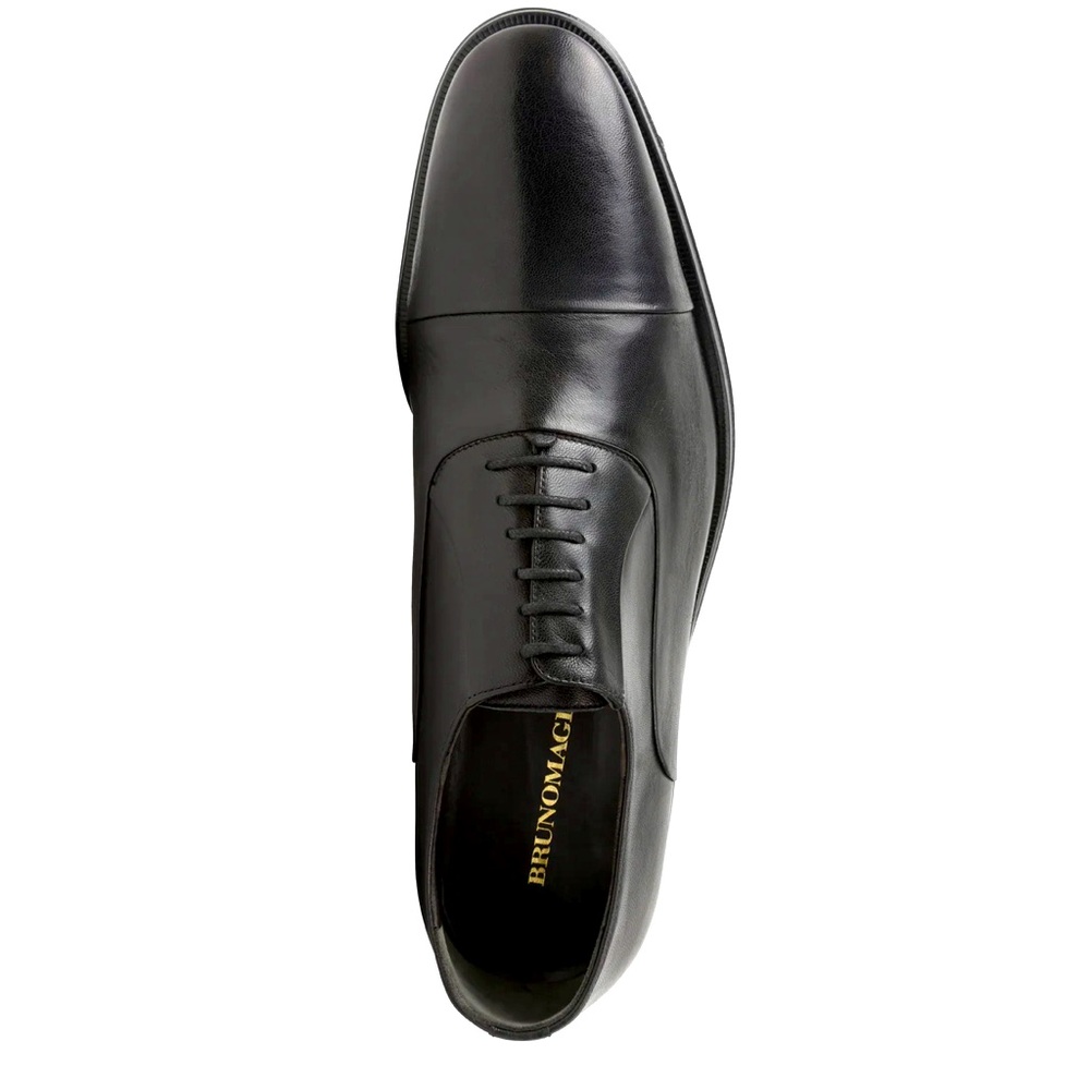 Bruno Magli, MAIOCO LEATHER OXFORD - BLACK, size11.5, made in Italy